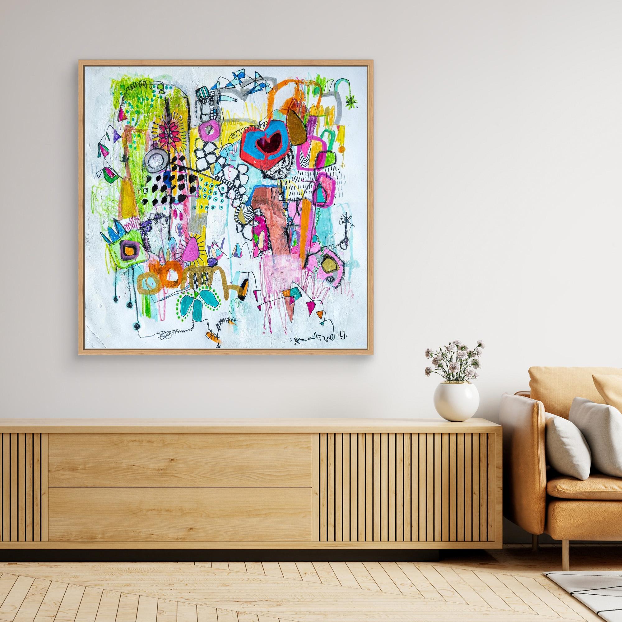 Canvas Print: "Dancing Heart"