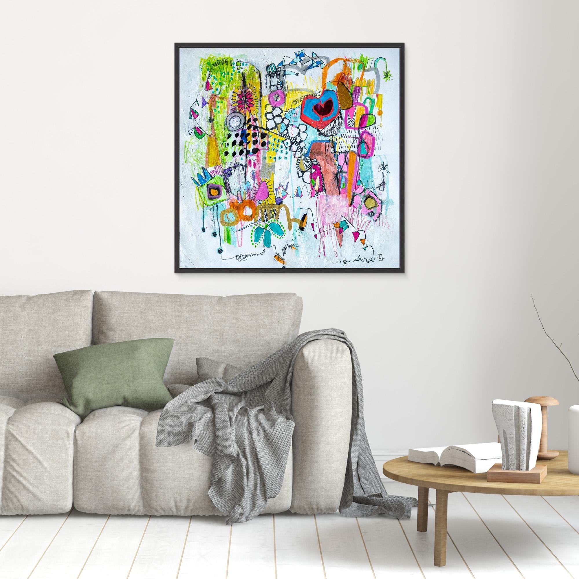 Canvas Print: "Dancing Heart"