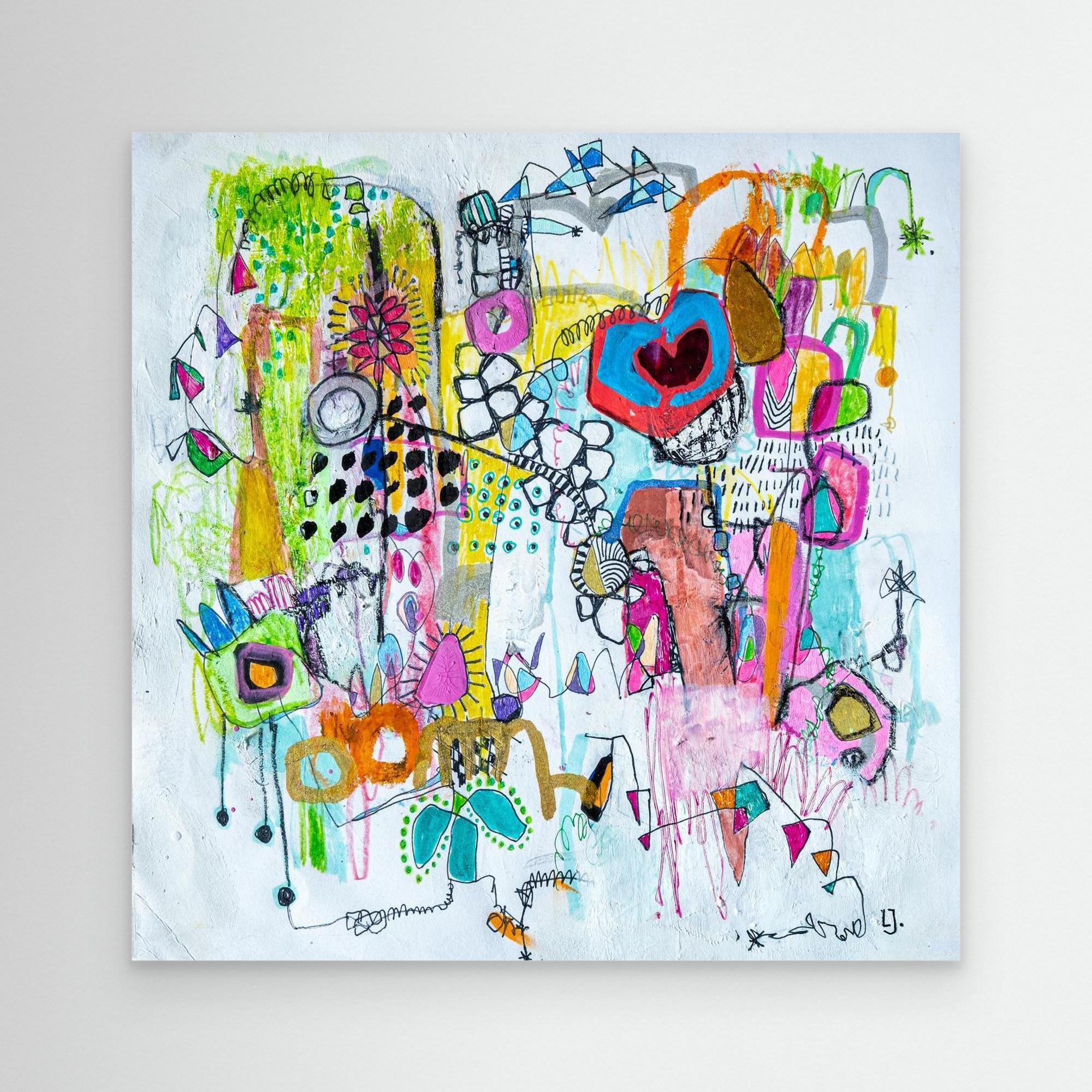 Canvas Print: "Dancing Heart"