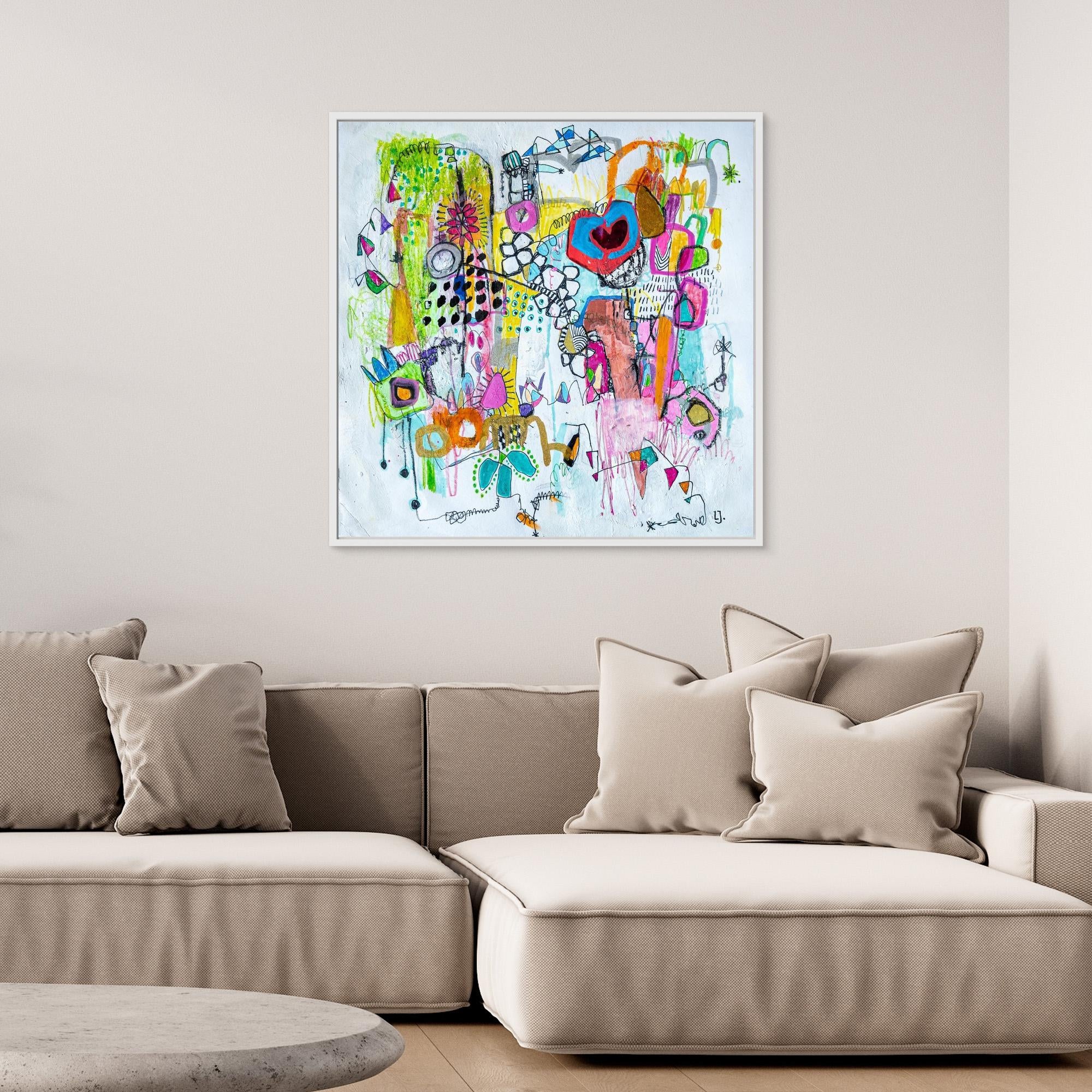 Canvas Print: "Dancing Heart"